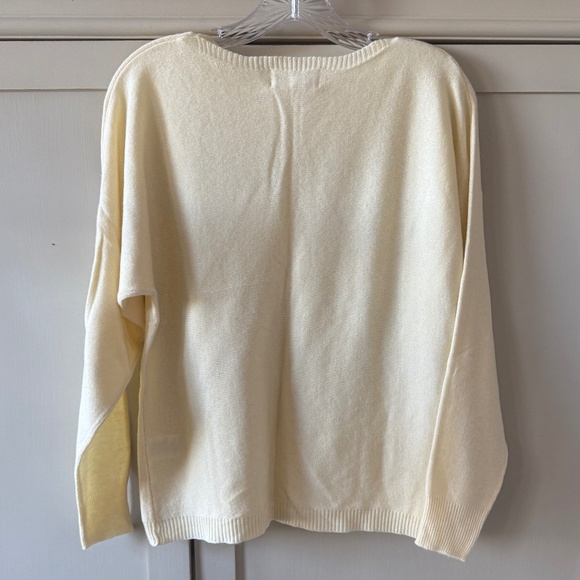 Bianco & Blu Pale Yellow Sweater - NWT - Picture 4 of 4